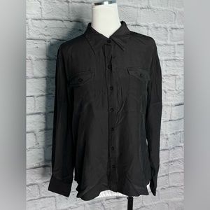 Pendleton women’s blouse button up black size 16